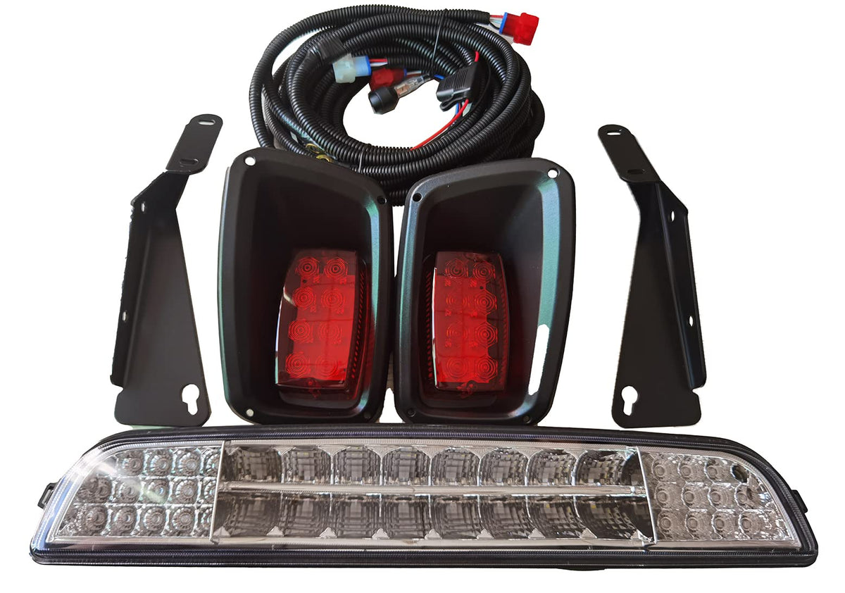 BestAccess EZGO TXT LED light bar kit enhances night visibility for safer rides.