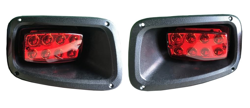 BestAccess EZGO TXT LED taillight left—enhanced rear visibility for safer night golf cart rides.