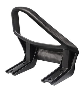 BestAccess driver-side arm rest hip restraint on EZGO TXT close-up