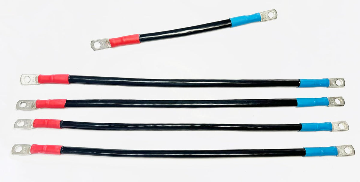 BestAccess Yamaha G22 4ga 17-inch cable set with high conductivity and PVC jacket.