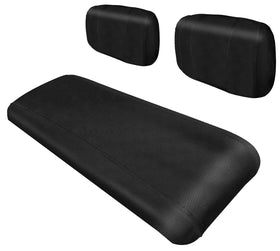 BestAccess golf cart seat cover on Yamaha G2, front view, refreshed look.