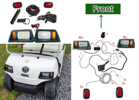 BestAccess G22 turn signal lever enhances visibility and easy signaling on the cart.