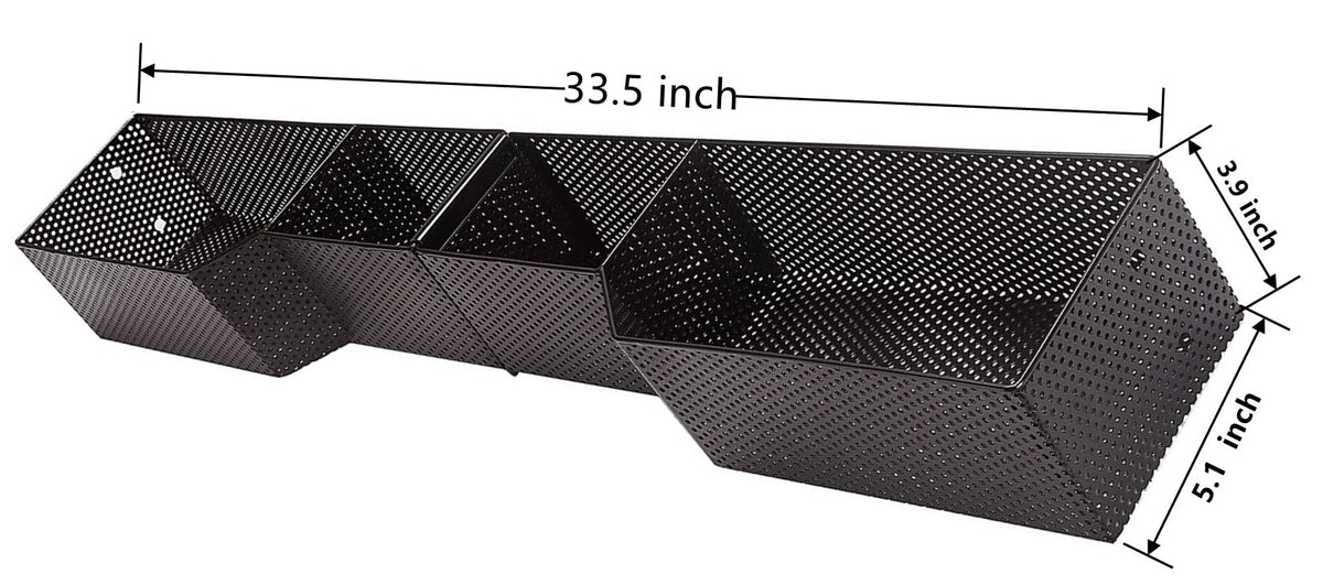 BestAccess heavy steel mesh basket delivers durable golf cart storage.