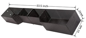 BestAccess heavy steel mesh basket delivers durable golf cart storage.