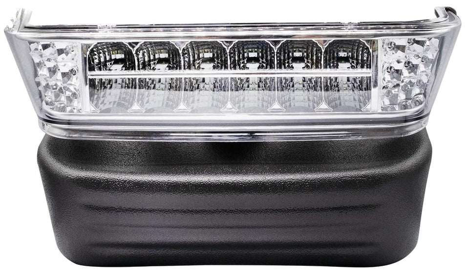 BestAccess Precedent LED headlight front view showing bright illumination