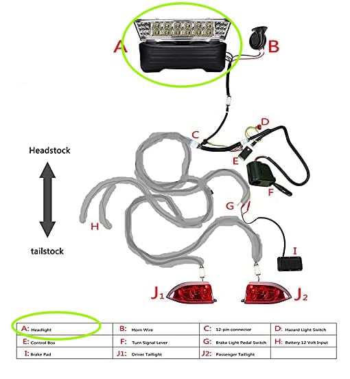 BestAccess Precedent headlight indicating turn signal and hazard compatibility