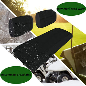 BestAccess seat back covers detail, showcasing plush and durable construction.