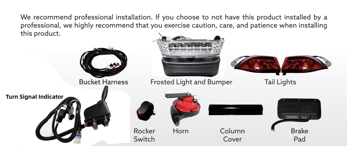 BestAccess turn signal wiring for Club Car Precedent enables clear signaling on the move