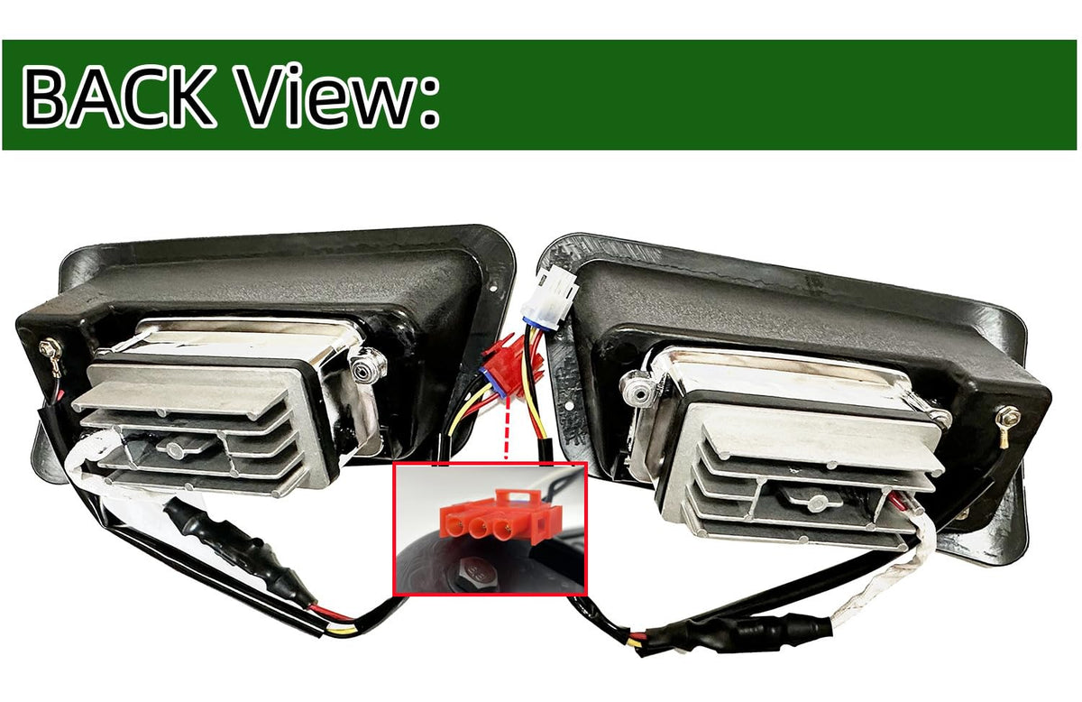 BestAccess Yamaha G22 LED headlights beam comparison for crisp illumination