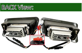 BestAccess Yamaha G22 LED headlights beam comparison for crisp illumination