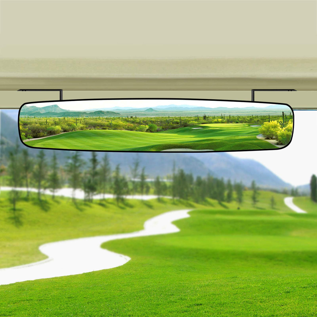 BETOOLL adjustable golf cart mirror angle for personalized viewing