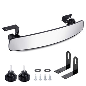 BETOOLL rear view mirror 16.5 on golf cart enhances rear visibility