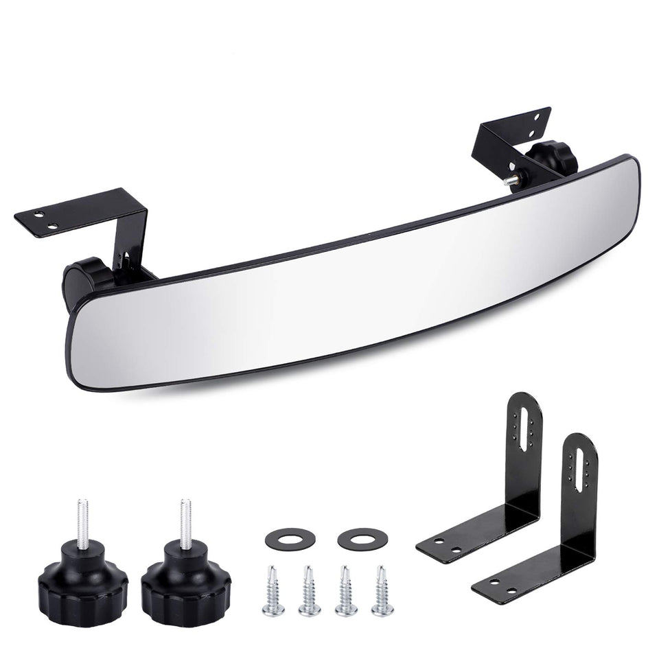 BETOOLL rear view mirror 16.5 on golf cart enhances rear visibility