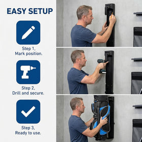 BEUTFQL includes screws for quick, tool-free installation.