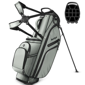 Beutyal 14-way full-length dividers front view keeps clubs neatly organized on the course