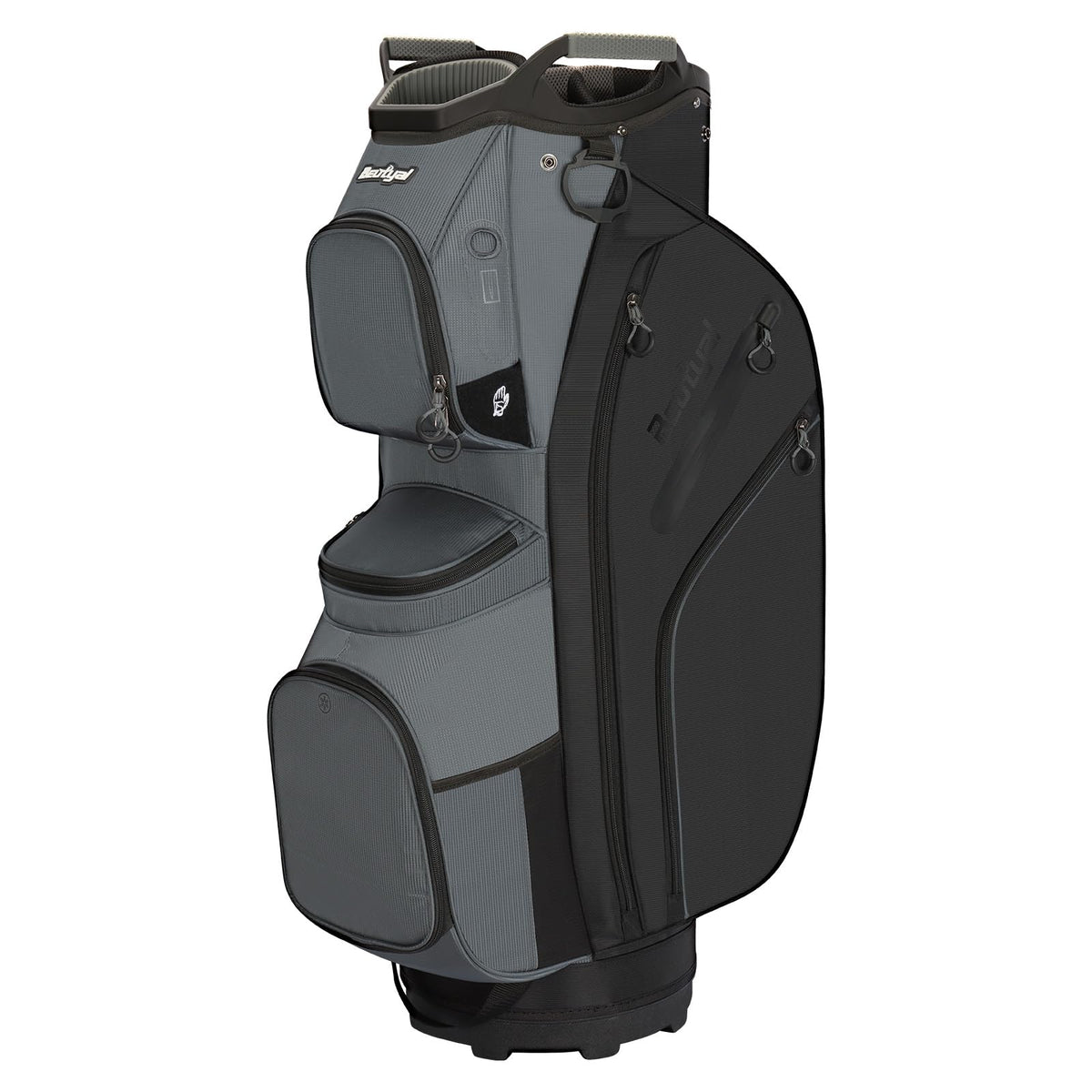 Beutyal Cart Golf Bag top view shows easy placement on a golf cart.