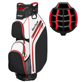 Beutyal cart golf bag with 15 way divider keeps clubs organized and easily accessible
