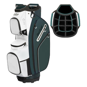 Beutyal golf cart bag with 15-way divider keeps clubs organized with easy access.
