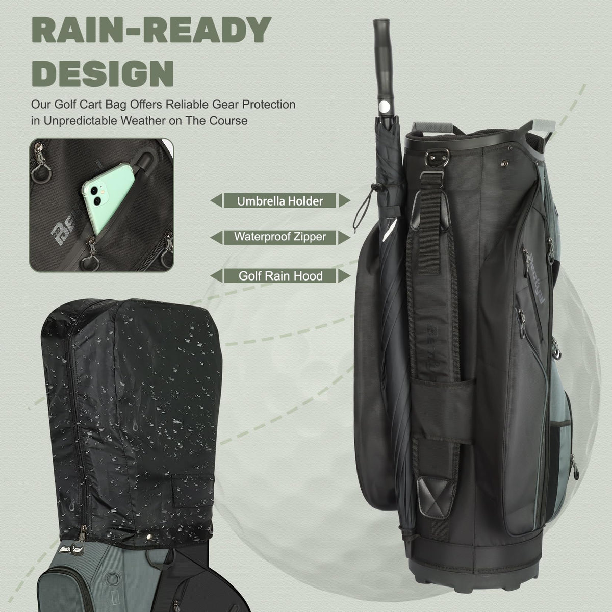 Beutyal bag with soft padding shoulder straps reduces shoulder strain