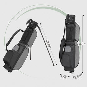 Beutyal padded shoulder straps provide comfortable carry on long rounds.