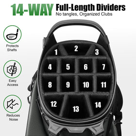 Beutyal magnetic rangefinder pocket enables quick one-handed access during play