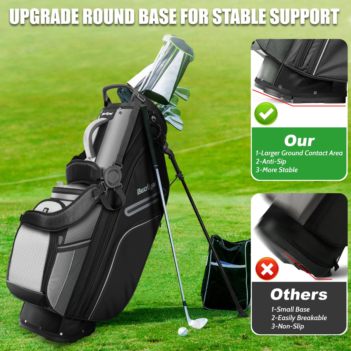 Beutyal rain cover hood shields clubs during sudden showers