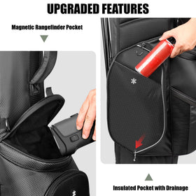 Beutyal velour-lined valuables pocket protects phone and watch.