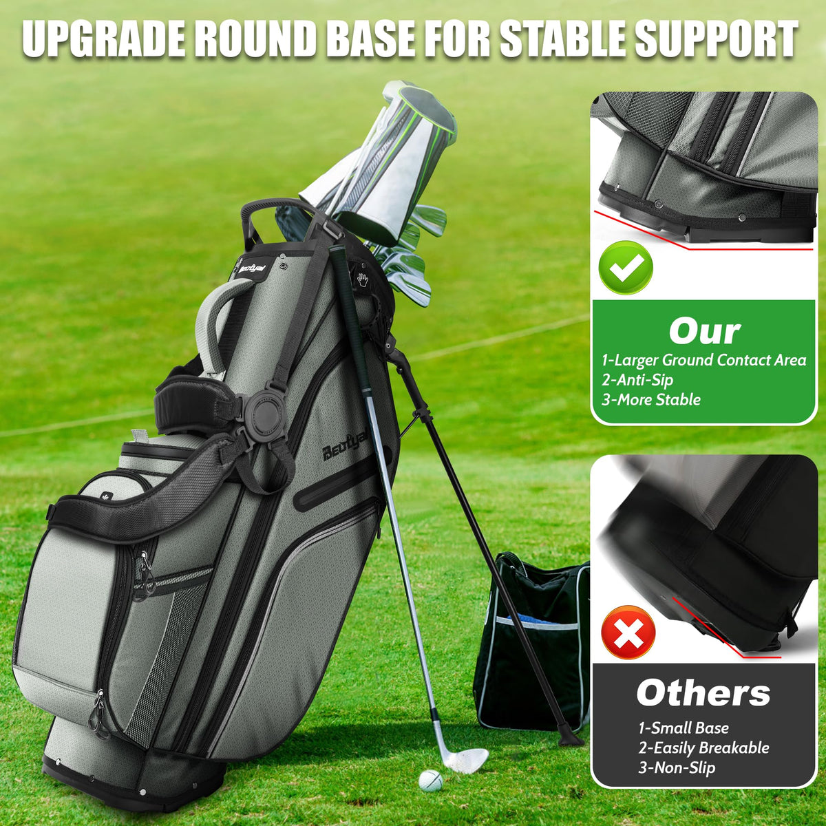 Beutyal water-resistant fabric with rain cover protects gear from moisture