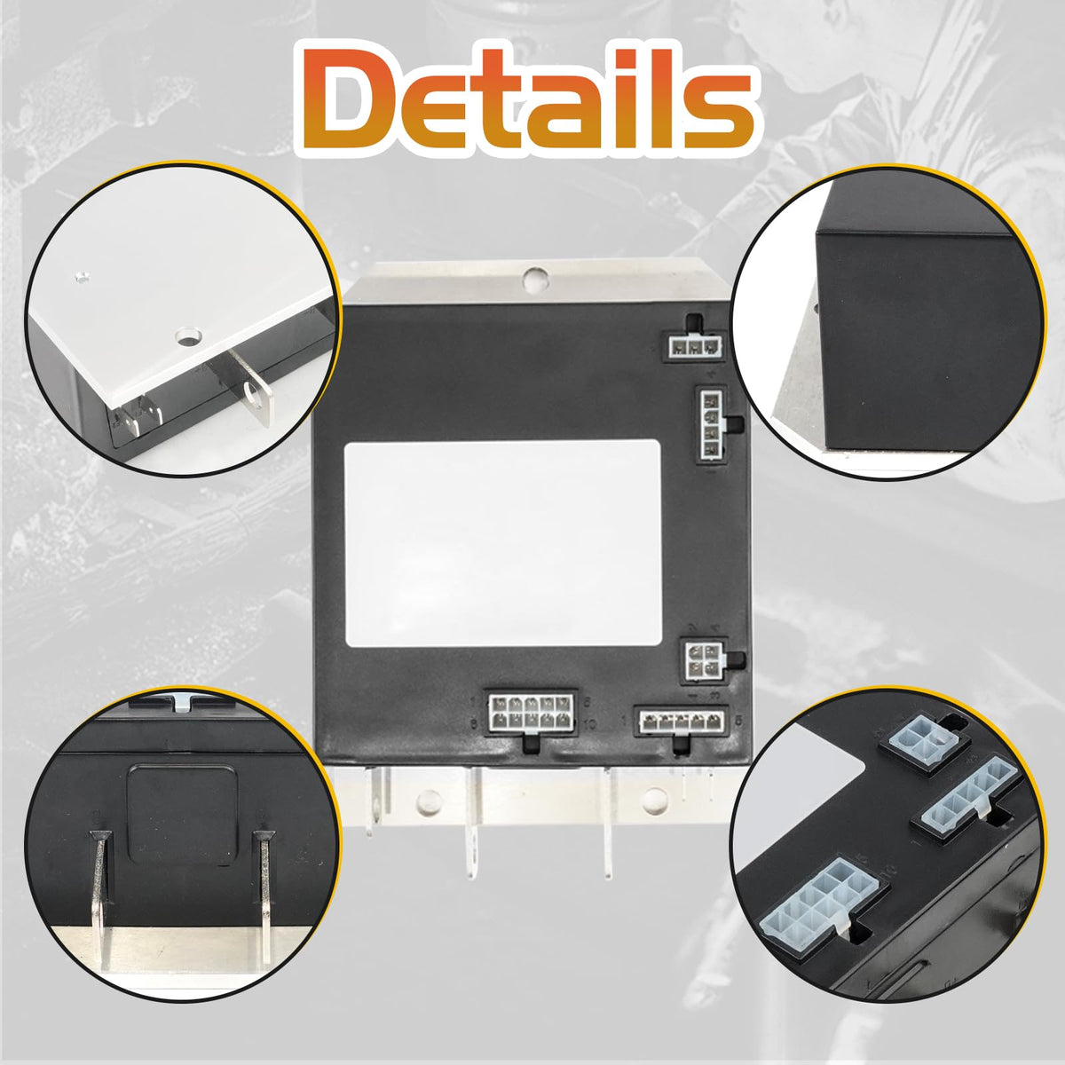 Dash-mounted display mockup illustrating user-friendly cart monitoring