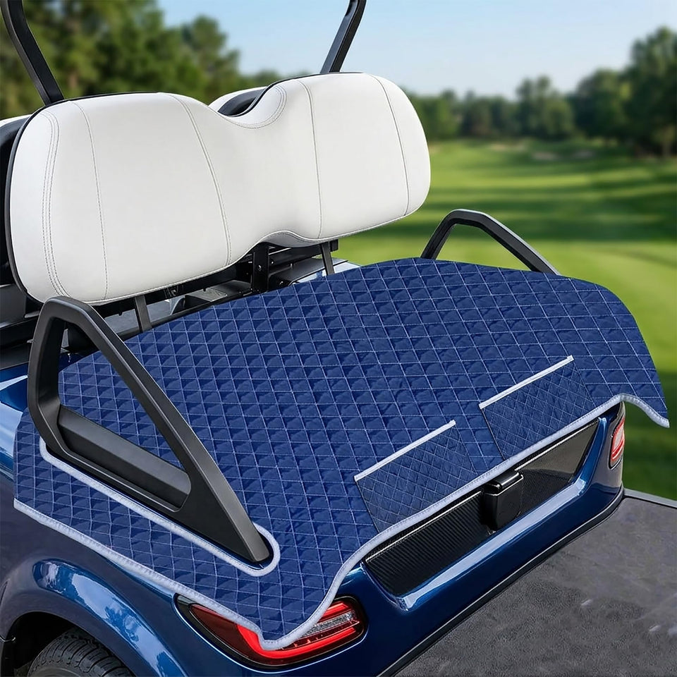 BHLOR golf cart seat cover with thick quilted padding for all-day comfort