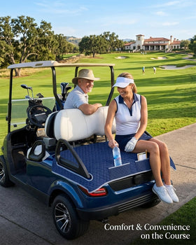 Tool-free installation of BHLOR seat covers in seconds
