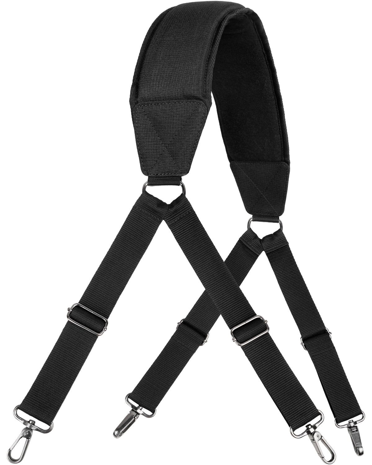 BIG TEETH 2-in-1 convertible strap provides versatile carrying for golf bags