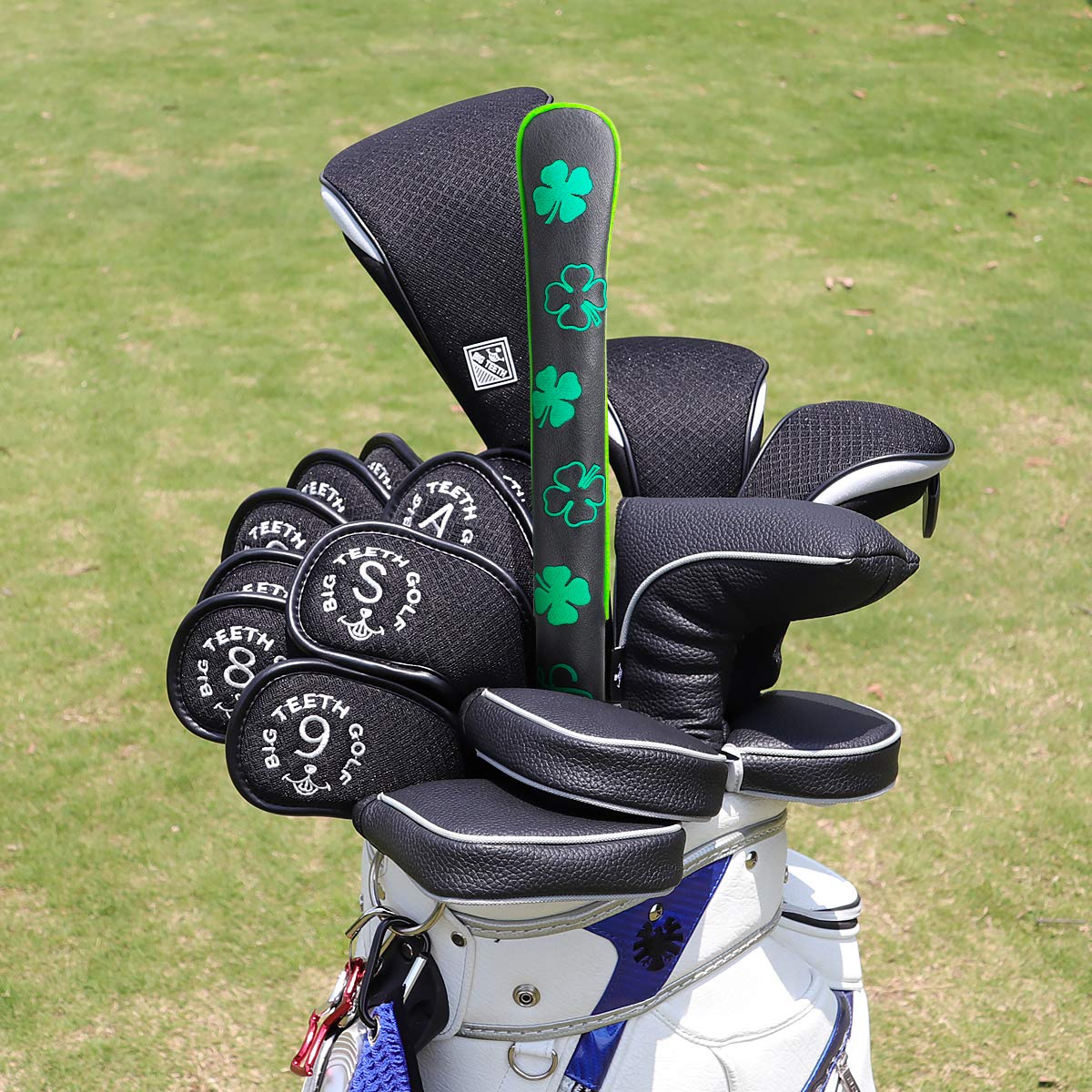 Dual-stitch design shows the cover holds two sticks securely.