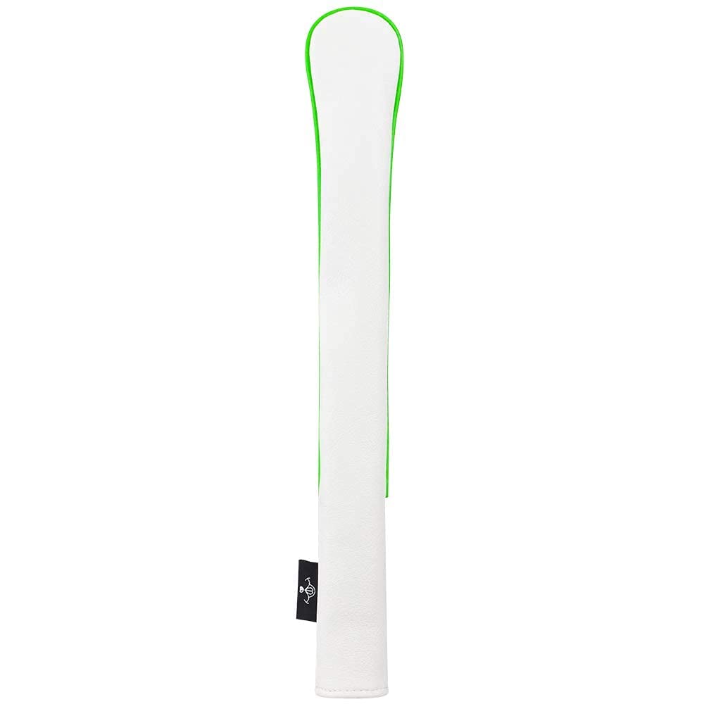 Bag-ready design of BIG TEETH alignment stick covers for on-the-go use