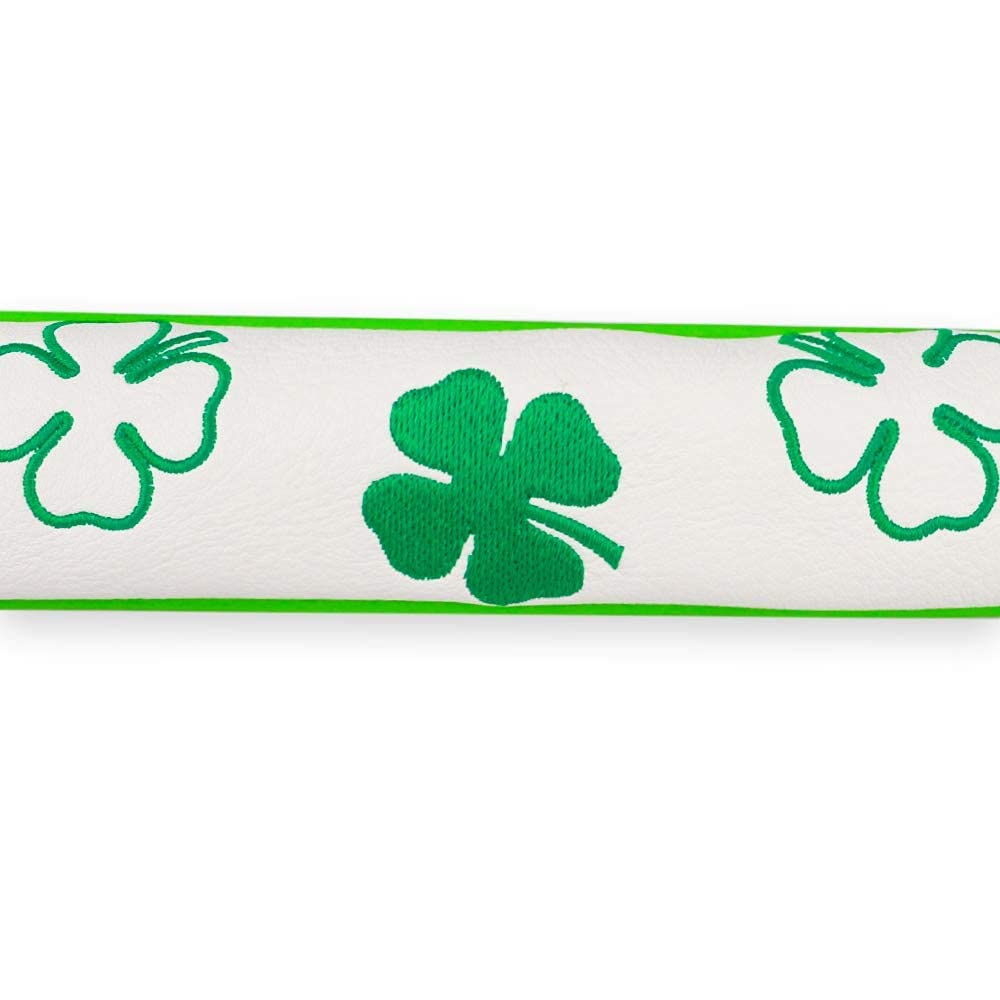 Gift-ready BIG TEETH alignment stick covers with white finish