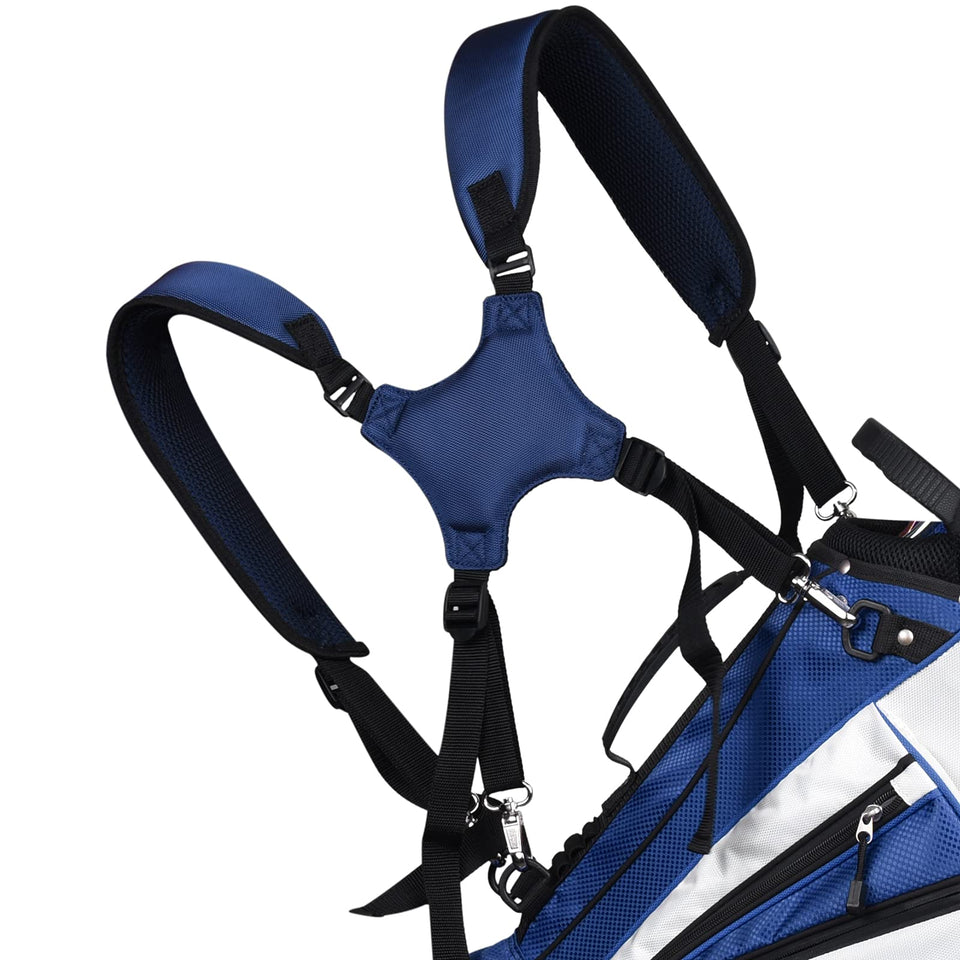BIG TEETH adjustable padded golf bag strap for comfortable carry