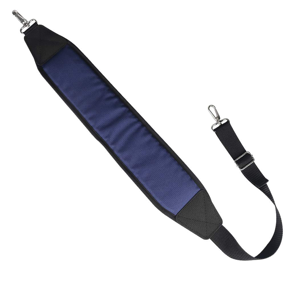 BIG TEETH golf bag strap with quick-release clips for easy secure attachment.