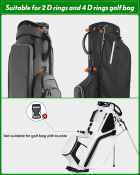 BIG TEETH easy-attach design for quick setup at the course