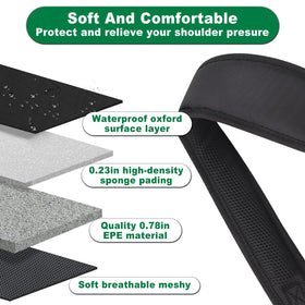 BIG TEETH easy installation with four heavy-duty buckle hooks.