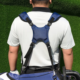 Cushioned padding reduces shoulder fatigue during rounds