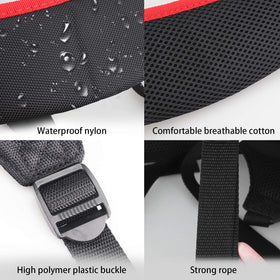 BIG TEETH nylon strap is waterproof and durable for all-weather use.