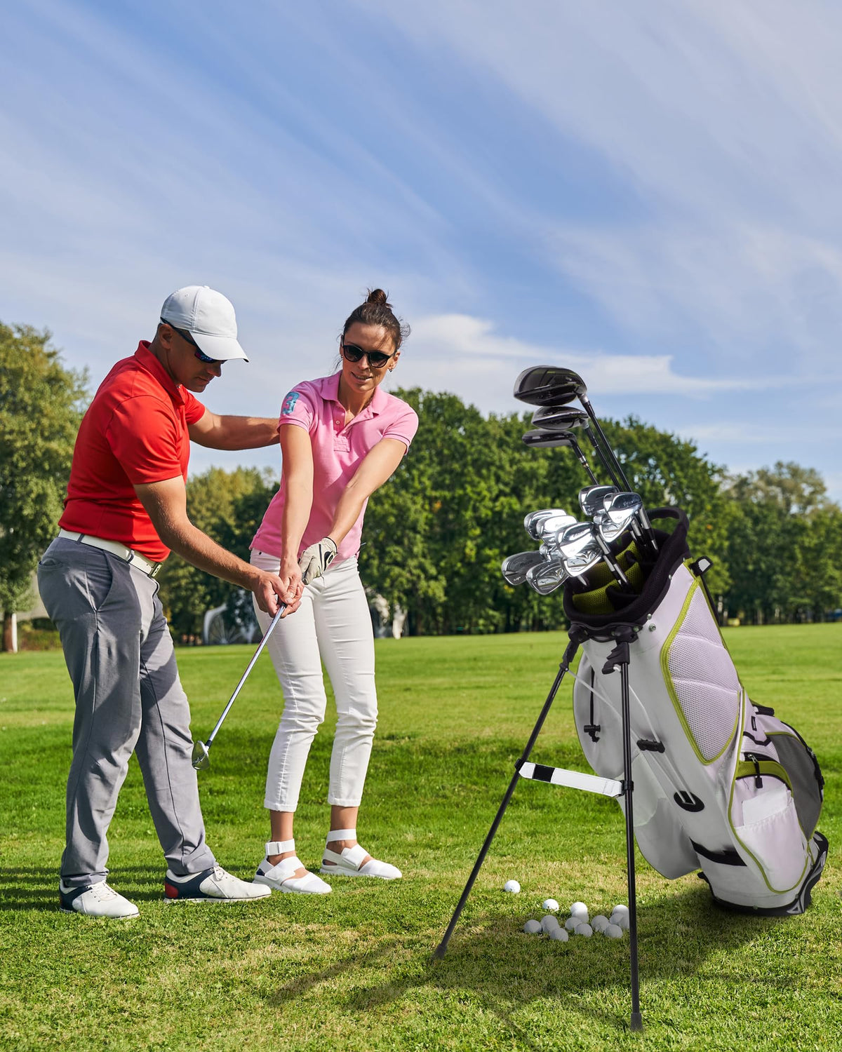BIG TEETH leg strap compatibility with major golf bag brands