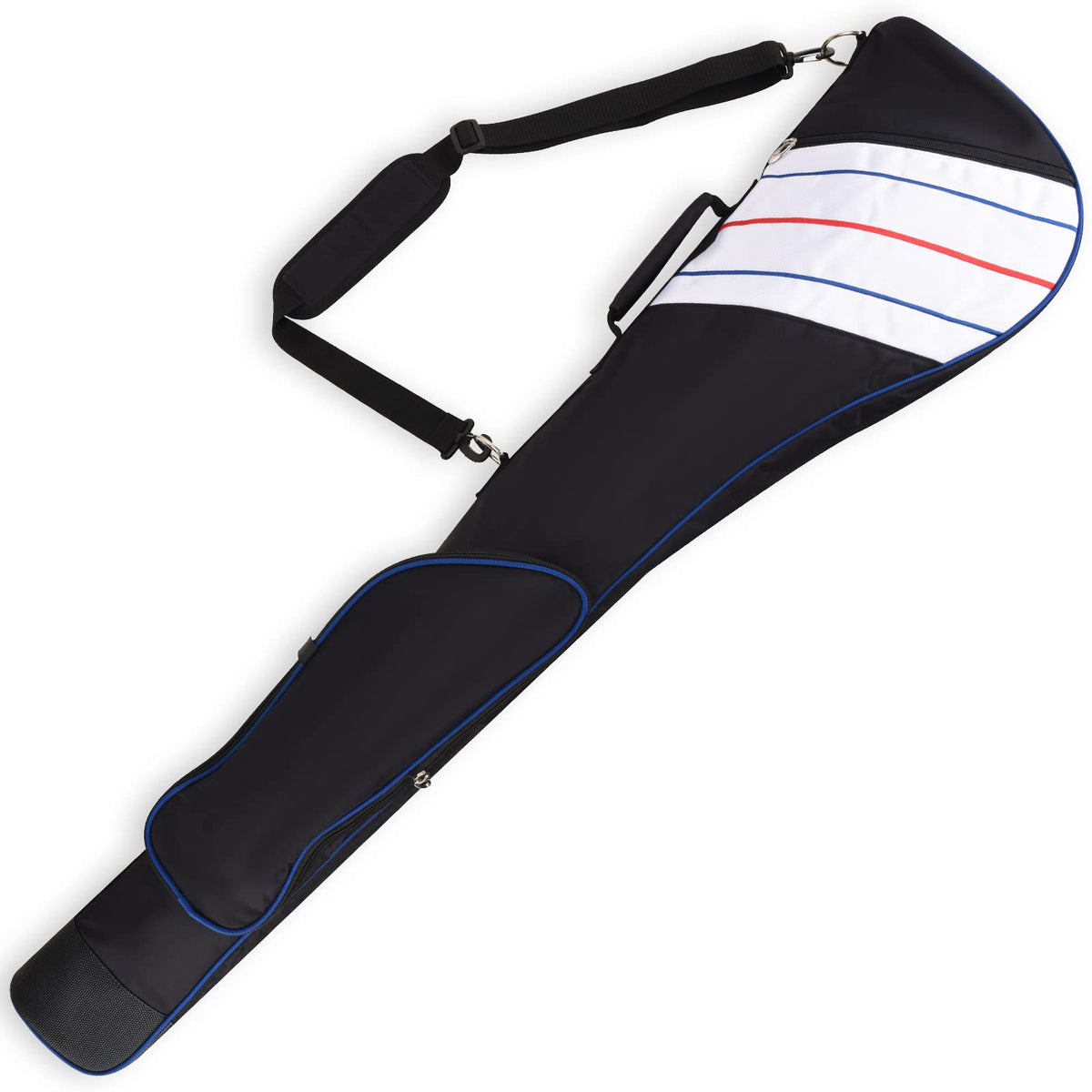 BIG TEETH golf lightweight carry bag full view showing compact design and carry handle