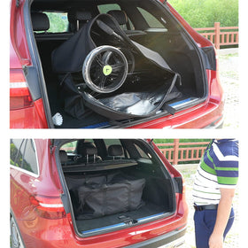 BIG TEETH Golf Push Cart Bag fits most 3-wheel carts securely, reducing movement.