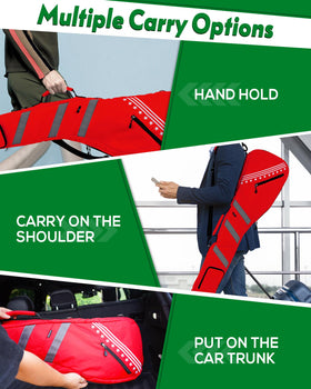 Big Teeth Sunday Bag multi-color option helps you spot it easily on the range