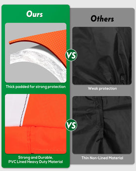 Folded Big Teeth Sunday Bag showing compact storage option for travel.