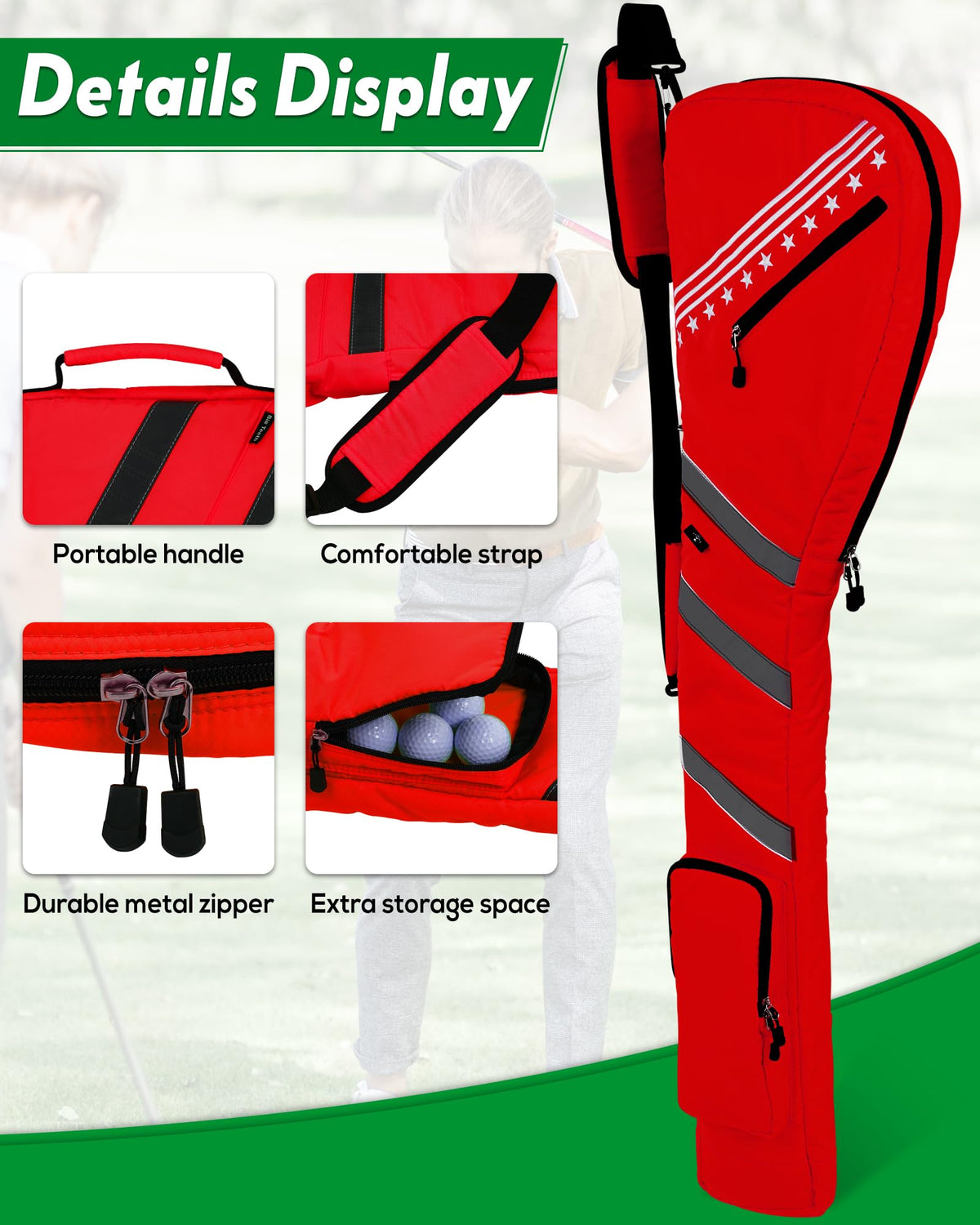 Big Teeth Sunday Bag open compact shows foldable frame and easy storage