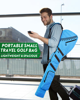 Big Teeth Golf Sunday Bag keeps gloves balls tees organized