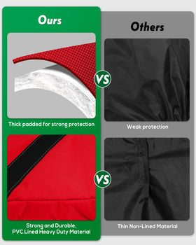 Big Teeth Sunday Bag side view highlights lightweight design for comfortable on-range carries
