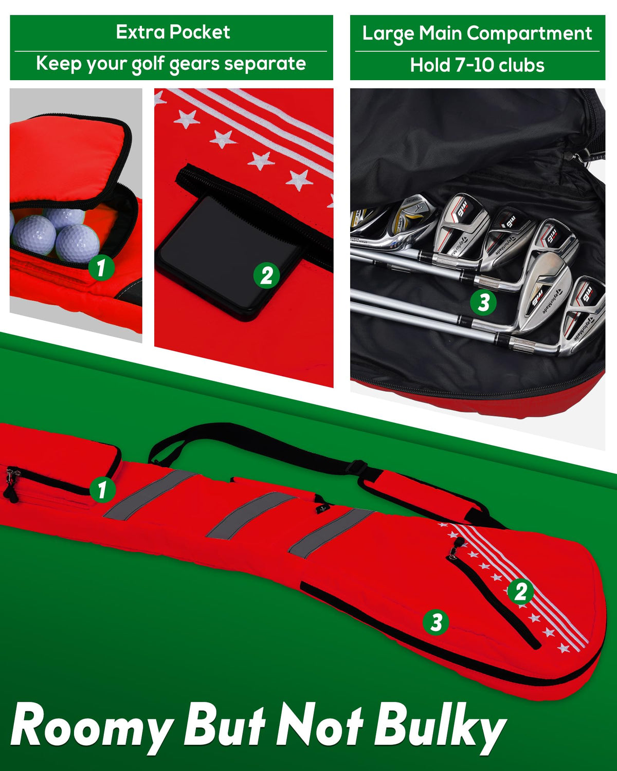 Big Teeth Sunday Bag travel-ready design accommodates planes, cars, and hotel rooms